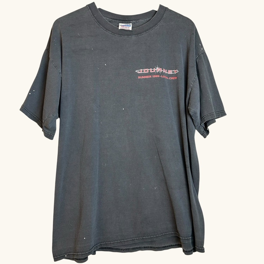 Vintage Journey Local Crew T-Shirt Summer 1999 Tour Black XL
